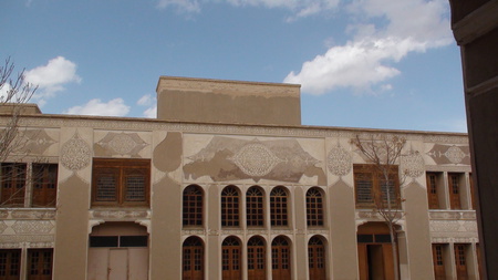 the old school - the sky, sky, iran, school, kerman, shahrbabak, the school