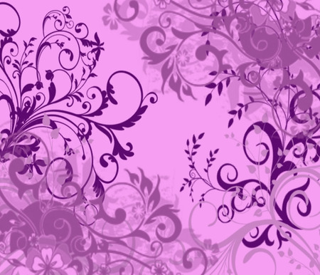 flowerscopy.jpg - flowers, curly, purples