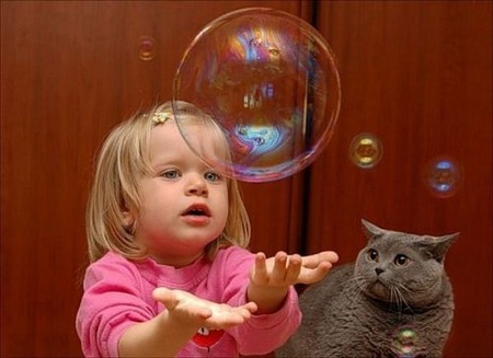 Want to Pop it - cats, animals, photography, kittens, kids