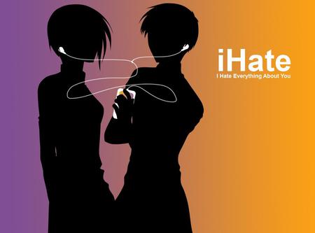 iHate - basket, ipod, fruits, ihate