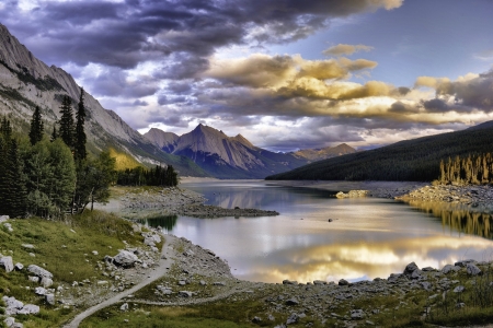 Sunrise in Canadian Rockies