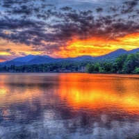 Blue Ridge Lake Sunset, Georgia