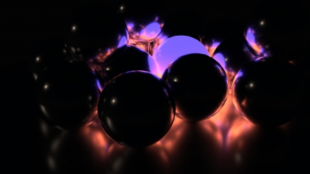 Strange Balls - simple, Background, Dark, Moody
