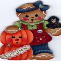 Autumn Gingerbread  And Crow