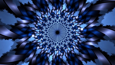 Abstract - abstract, blue, luminos, stacy reed, star, texture, white