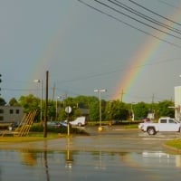 A Double Birthday Rainbow