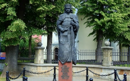 King of Poland - monument, king, Poland, Krakow, sculpture