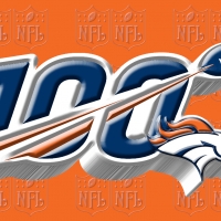 Denver Broncos NFL 100 years logo