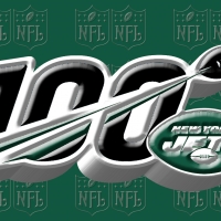 New York Jets NFL 100 years logo