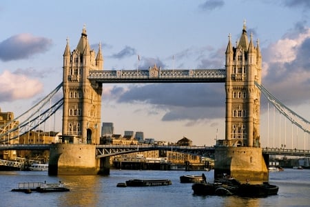 Twin Tower Bridge - British, London, photography, Tower bridge, architecture, medieval, history, Thames, bridge