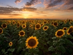 Sunflowers in Denver, Colorado