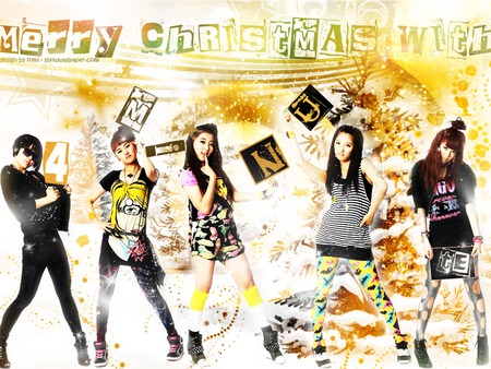 happy x-mas with 4 minute - 4 minute, band