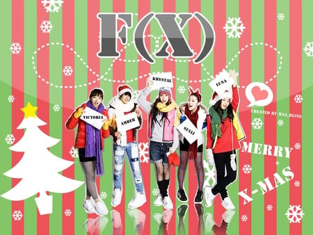 happy x-mas with f(x) - band, fx