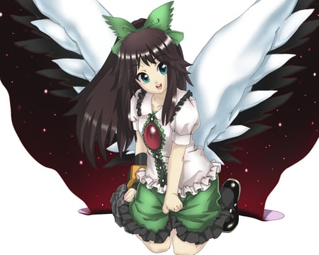  reiuji utsuho  - touhou, reiuji utsuho