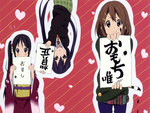 akiyama mio hirasawa yui japanese clothes k on nakano azusa scan yukata