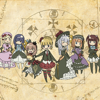 beatrice chibi eva beatrice frederica bernkastel group lambdadelta sakutaro ushiromiya ange ushiromiya