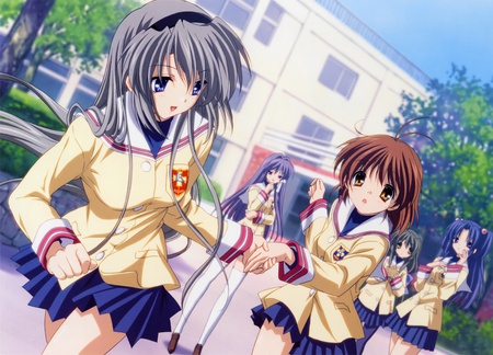 Clannad - anime, experiences, love, wall