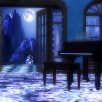 piano at night