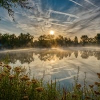 Sunrise at Ice Lake, Germany