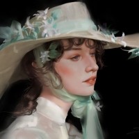 Lady with hat