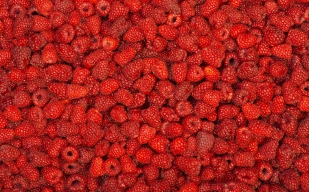 Raspberries - fruit, raspberry, red, skin, summer, texture, vara