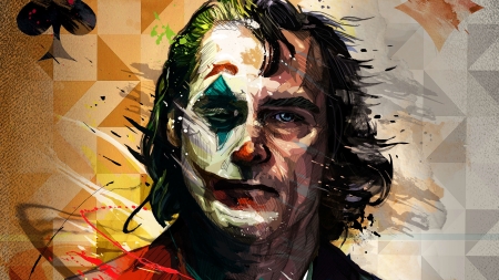 Joker - comics, fantasy, yanndalon, portrait, face, joker, man