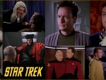 Actors William Campbell as Trelane and John de Lancie as 