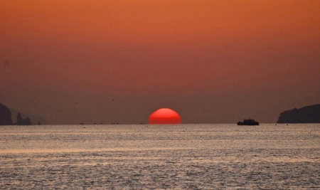 Sunset - ocean, sea, sun, sunset