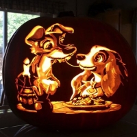 Lady And The Tramp Pumpkin