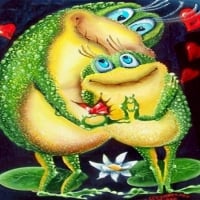 Frogs In Love