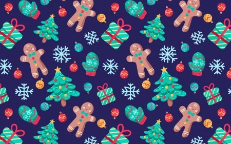 Texture - blue, christmas, cookie, craciun, gift, green, paper, pattern, texture, tree