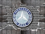 Cracked steel Mercedes Logo-2