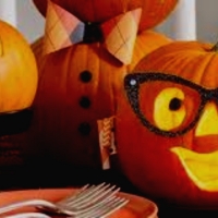 Pumpkin With Glasses