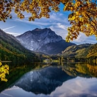 Lake Langbathsee in Austria