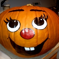 Cute Girl Pumpkin