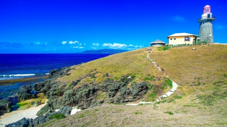 The Lighthouse - landscape, nature, lighthouse, beach