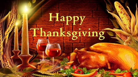 happy thanksgiven - thanksgiven, dinner, turkey, holiday