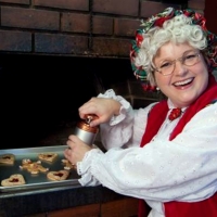 Mrs. Santa Making Cookies