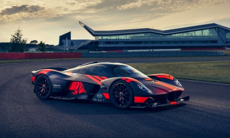 Aston Martin Valkyrie - Track, Red, Supercar, Black