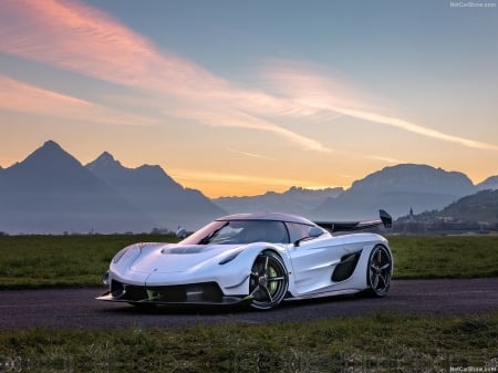 Koenigsegg Jesko (2020) - 2020, Wing, Supercar, White