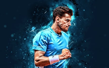 Dominic Thiem - thiem, blue, dominic thiem, austrian, dominic, atp, tennis