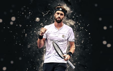 Nikoloz Basilashvili - sport, nikoloz basilashvili, nikoloz, atp, georgian, tennis, basilashvili