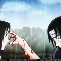 itachi's last touch to sasuke