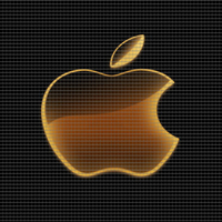 Apple logo black