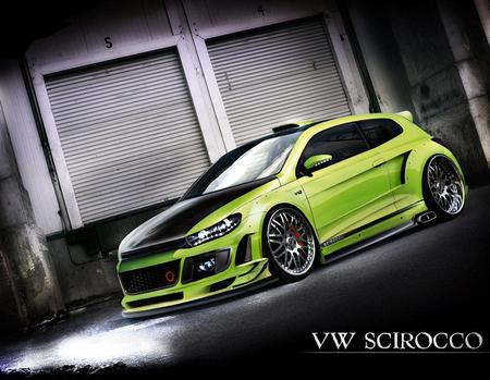 VW Scirocco - virtualtuning, volkswagen