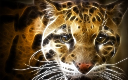 Leopard - art, leopard