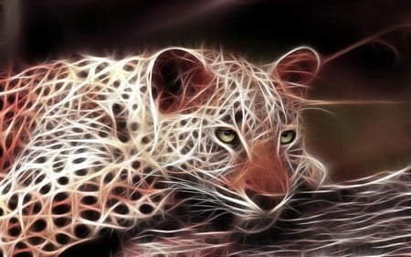 Leopard - leopard, art