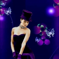 Purple Top Hat