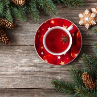 Apple Tea With Gingerbread Cookies