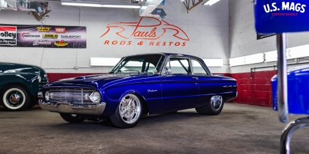 1961 Ford Falcon - Muscle, Pro Street, Blue, Classic